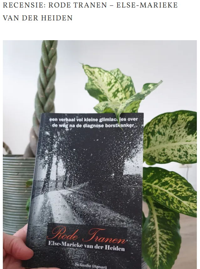 foto review rode tranen van Books I care about